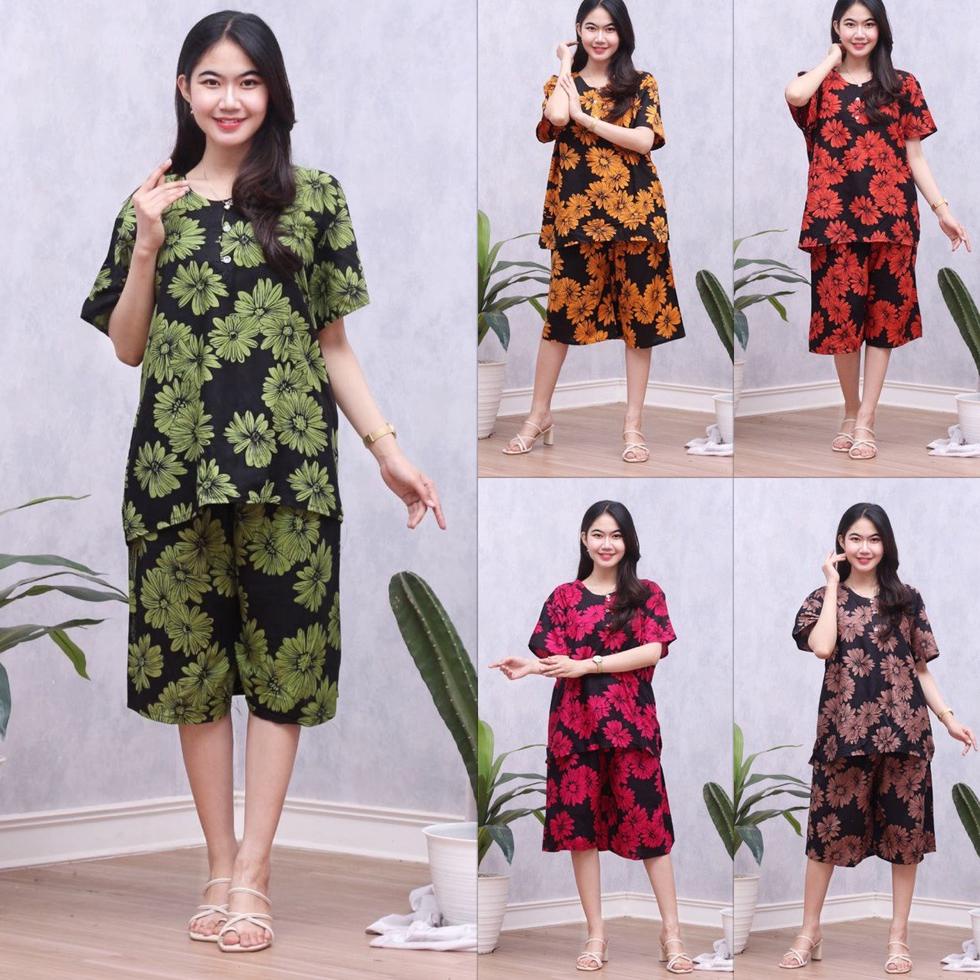 RECOMENDED Setelan Jumbo DONITA Daster Jumbo Bigsize Terbaru