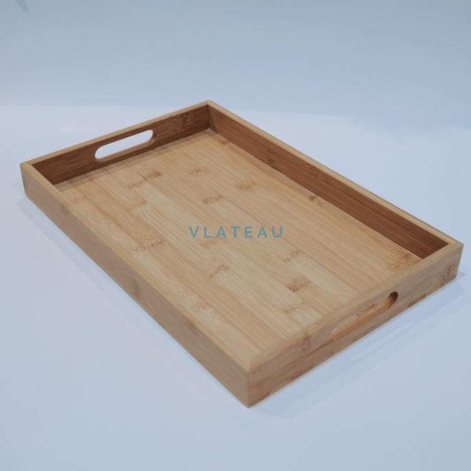 Nampan Bambu Kotak Persegi Panjang Premium