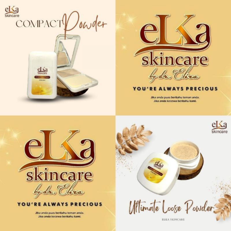 ELKA SKINCARE / ULTIMATE COMPACT POWDER ELKA SKINCARE / ULTIMATE LOOSE POWDER ELKA SKINCARE / COMPAC