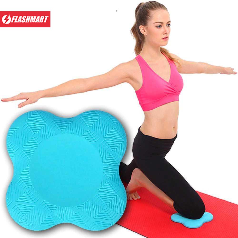 Flashmart Bantalan Kaki Tangan Yoga Fitness Knee Hand Pad Mat 2 PCS - G2