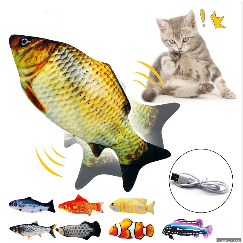 Boneka Ikan Mainan Kucing Catnip