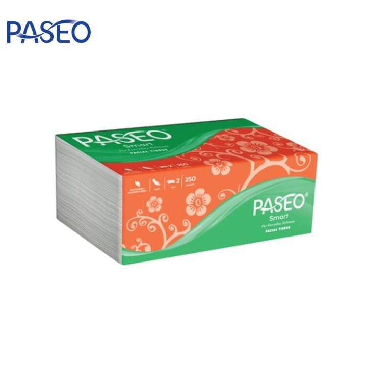 PASEO SMART FACIAL TISSUE ISI 250 SHEET 2 PLY