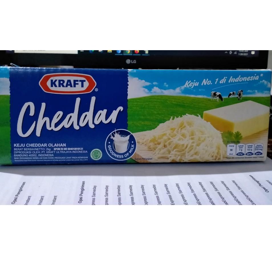 

☎ Keju Cheddar Kraft 2kg !!- ♦