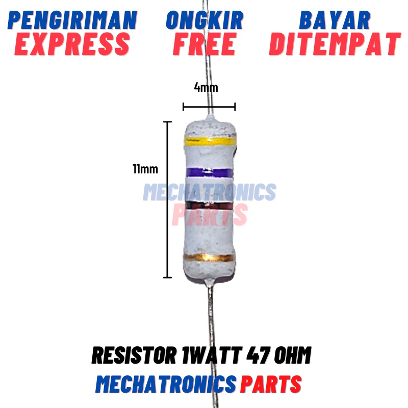 RESISTOR 1WATT 47OHM