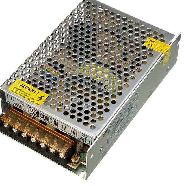 TERBARU  Trafo / Power Supply 12V 10A (Kecil) Led Strip / Powersupply 10A