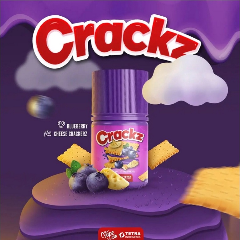 Jual Liquid Crackz V Blueberry Cheese Crackers Ml Freebase Nic Mg Mg Rasa Biskuit