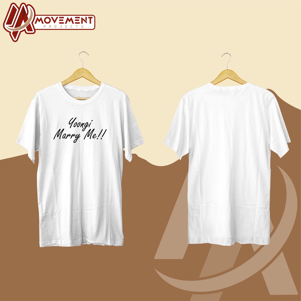 [PREMIUM] Kaos &quot;Yoongi Marry Me&quot; Suga Agust D