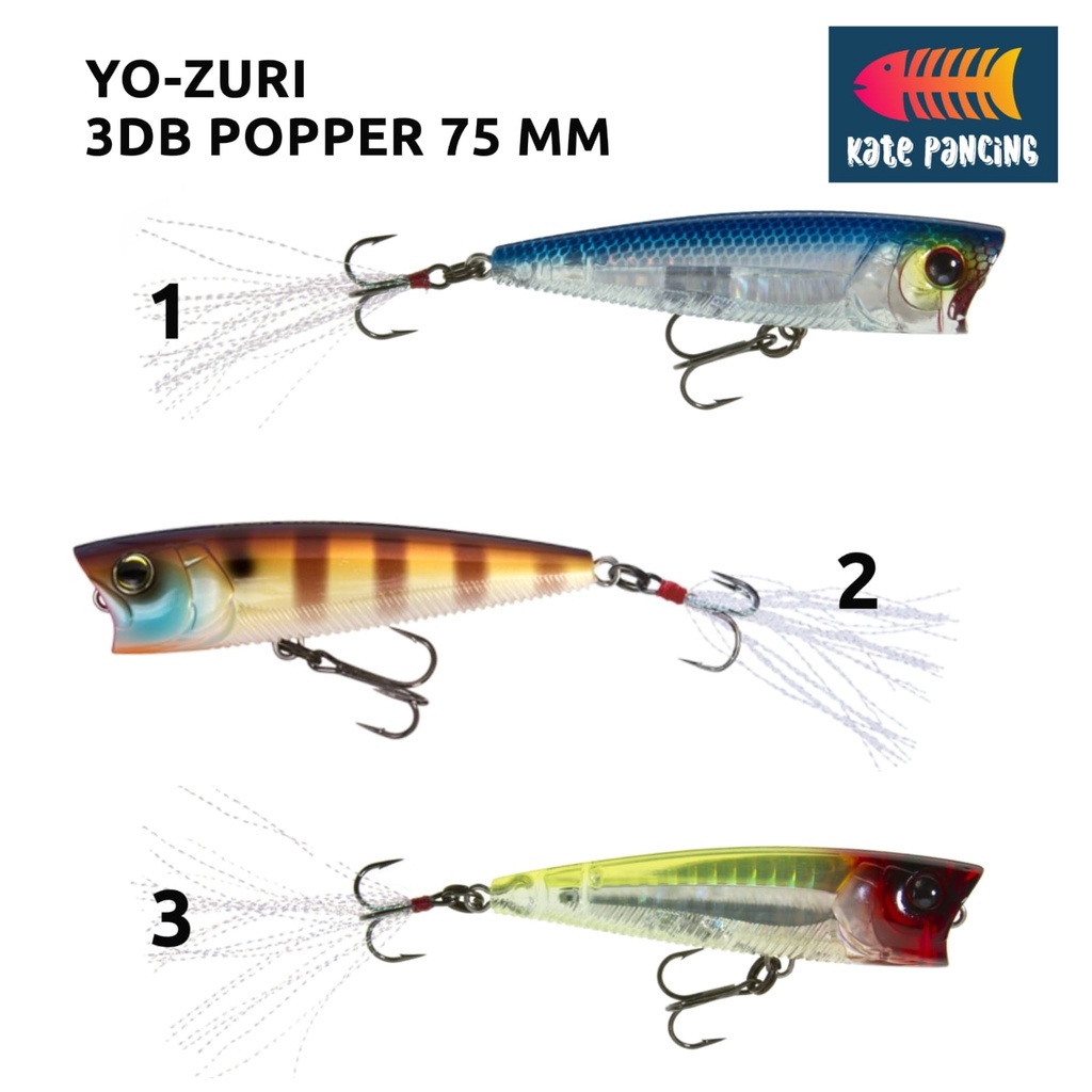 Umpan Yo-Zuri 3DB Popper 75mm - 10 gr