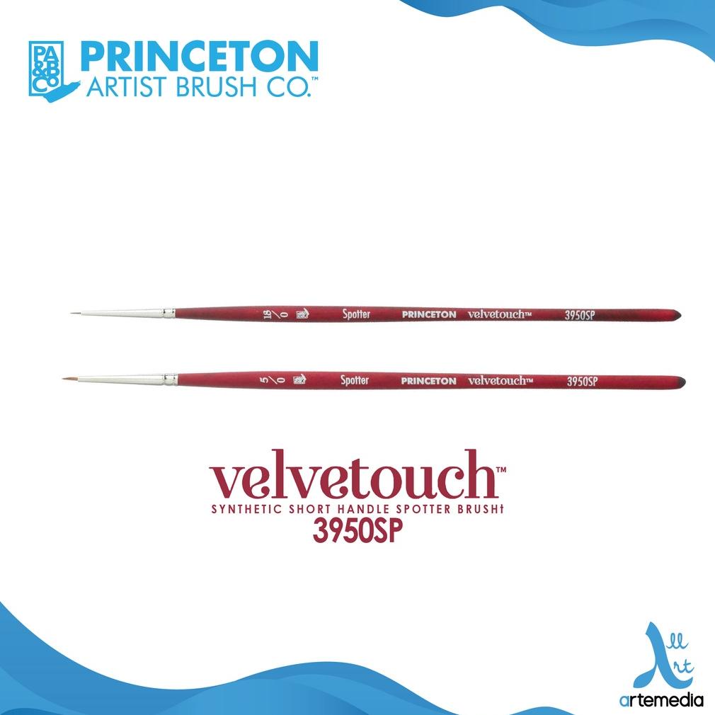 

Kuas Lukis Princeton Velvetouch 3950SP Spotter Synthetic Watercolor Brush Short Handle