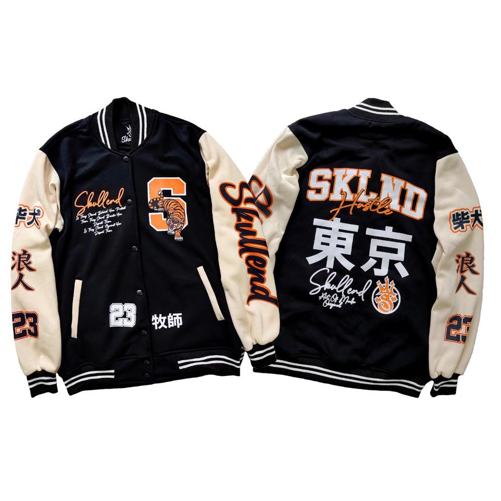 LANGSUNG ATC SKULLEND Jaket Varsity Baseball Pria Wanita Terbaru