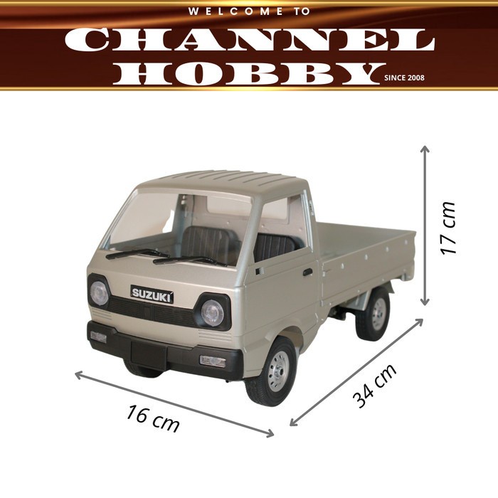WPL D12 RC Car 1/10 / D12 Rc Drift Suzuki Carry Pickup / Mobil Rc ( lavar stores id )