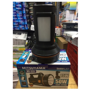 Senter LED 50w Mitsuyama Lampu Emergency 15W MS-1221