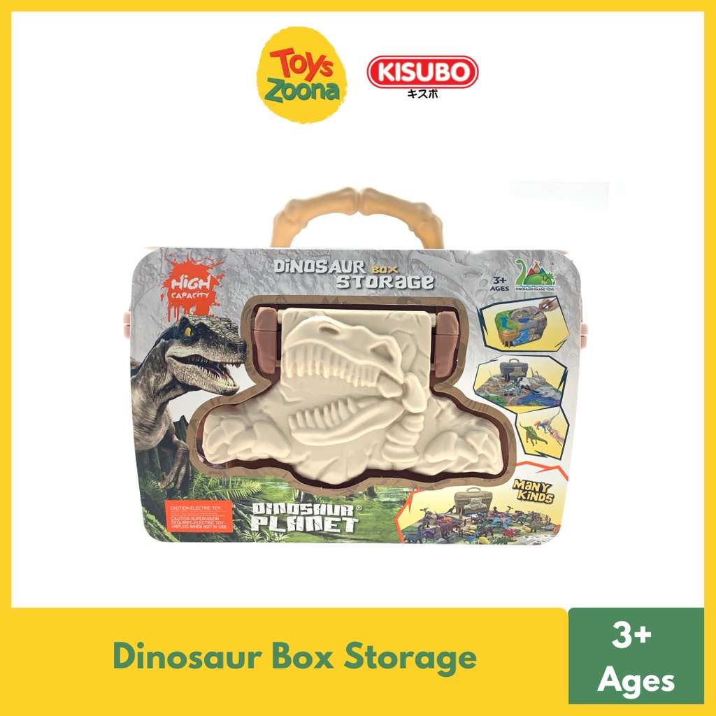 ToysZoona Dinosaur Box Storage Box Mainan Dinosaurus