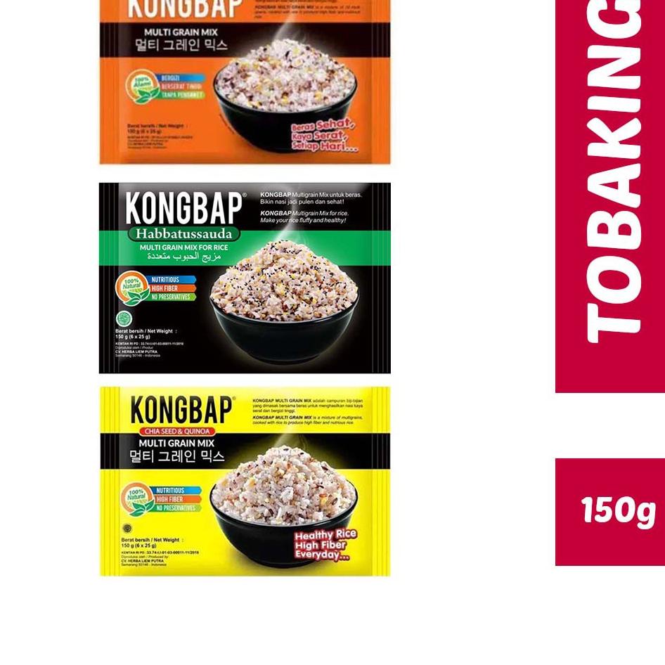 

❤[PROMO MURAH!!!]❤ Kongbap multi grain all varian 150 gr (6x25gr)