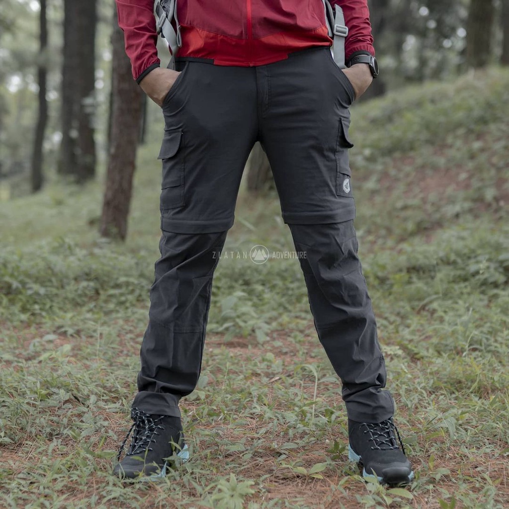 CELANA OUTDOOR MAKALU BARTOLO ZIP SERIE SAMBUNG QUICK DRY CEPAT KERING STRETCH HIKING LAPANGAN CAMPI