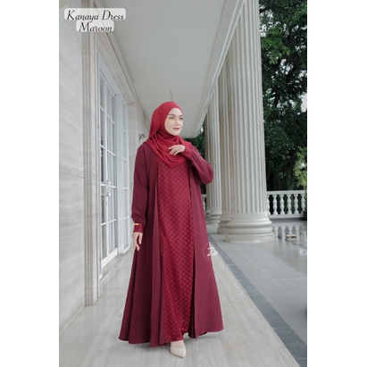 Kanaya Dress Gamis Wanita Muslimah Matt iticrape By Zr Busui LD 110 Terbaru