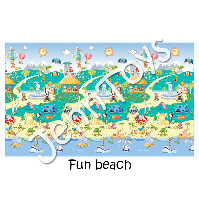 JennToys - Tikar Gulung Evamat UNIMAT UNIMATIC City Map / Race Track