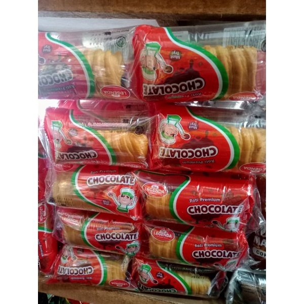 

Roti Legenda Roti Premium Rasa Cokelat 10Pcs