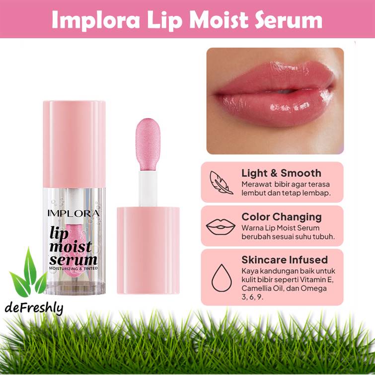 IMPLORA Lip Moist Series | Essence | Serum | Lip Oil | Perawatan Bibir