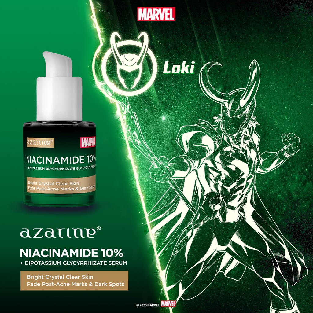 READY AZARINE MARVEL NEW NIACIAMIDE 10% + DIPOTASSIUM SERUM 20ML