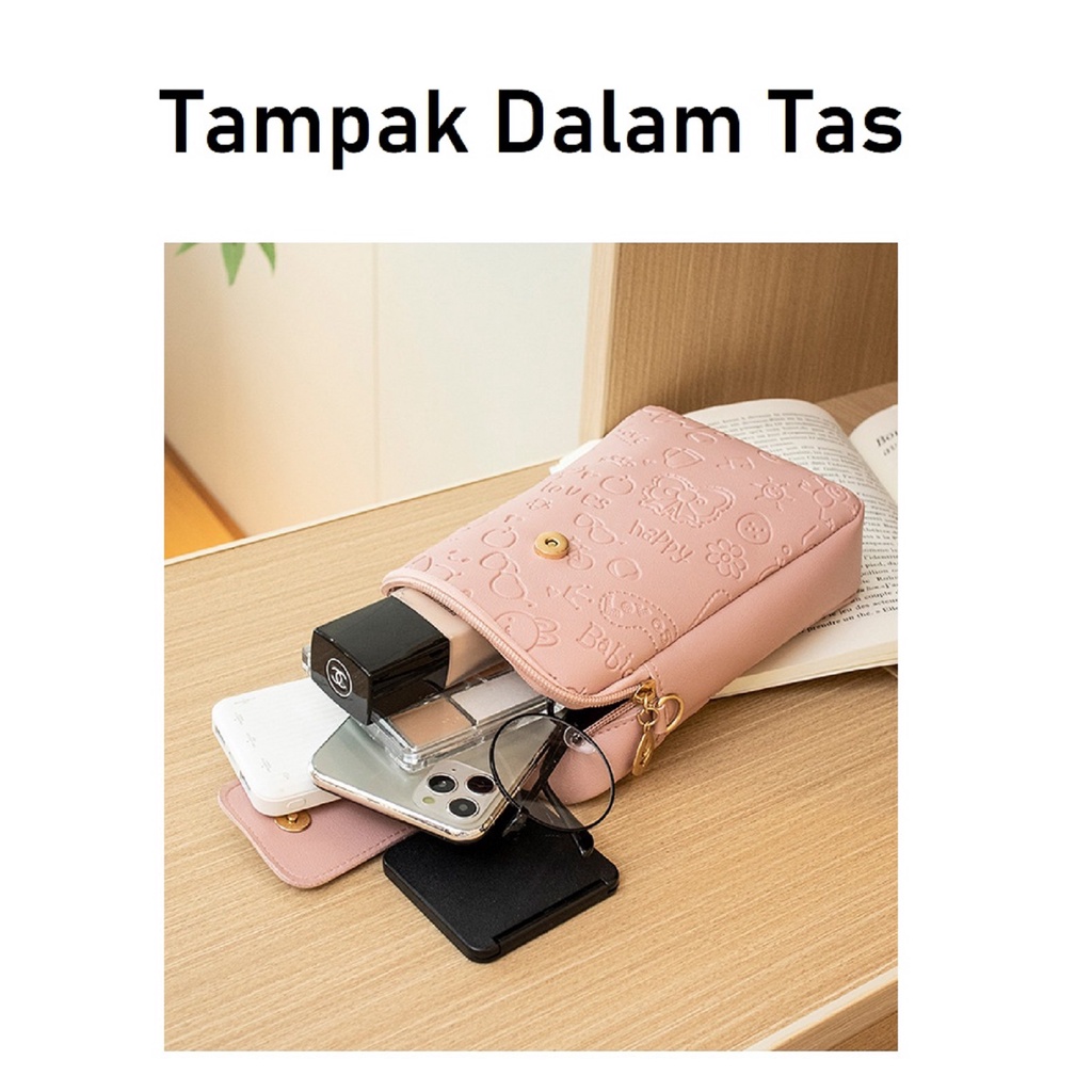 TS55 Tas Selempang Wanita Tas Slempang Wanita Tas HP Tas Bahu