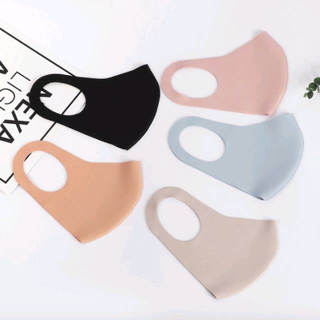 GP Masker scuba Hitam kualitas bagus/MASKER KAIN/MASKER MUKA