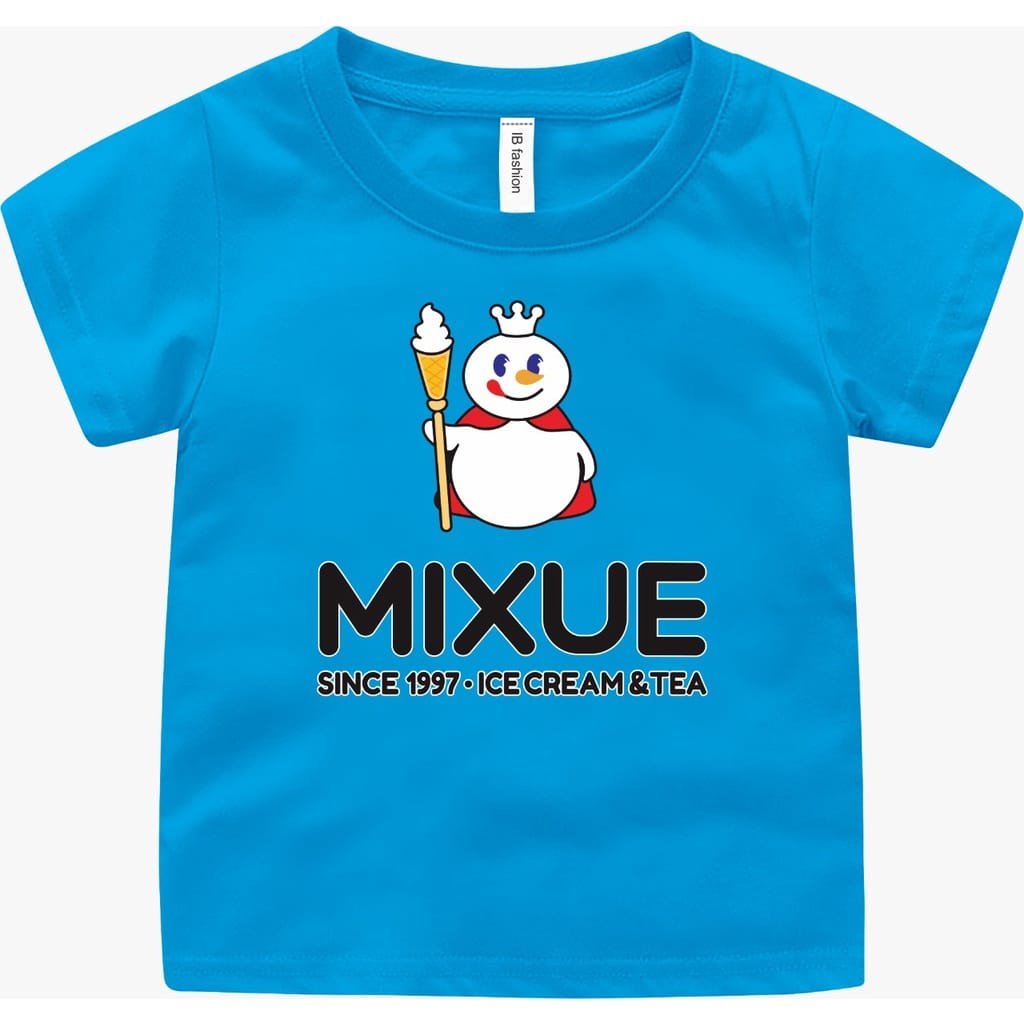 HKSTORE26 KAOS ATASAN ANAK2 LENGAN PENDEK/GAMBAR MIXUE/DIGITAL SABLON