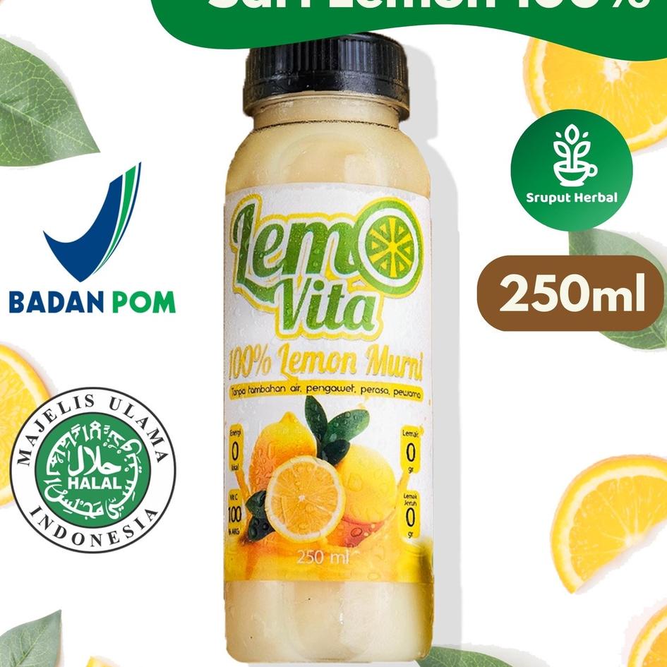 

⚡TOK SIAP 【COD BPOM Sari Lemon 100% Murni Lemovita 250ml Fresh Jus Sari Lemon Diet Alami Sehat Murni Murah Sruput Herbal Segar Sari Jeruk Lemon Beorganik Hikari