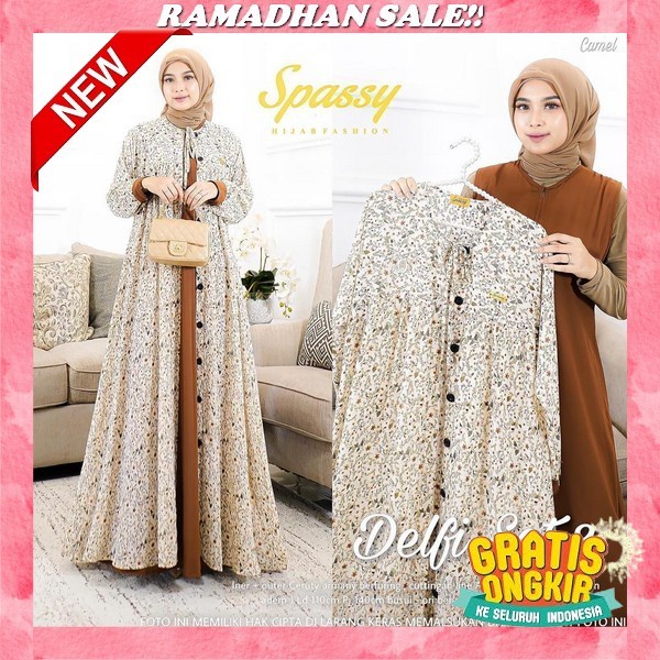 Gamis Nibras Nbc 025 / Gamis Busui Nibras Original Gamis Bahan Toyobo / Gamis Murah Terbaru / Baju L