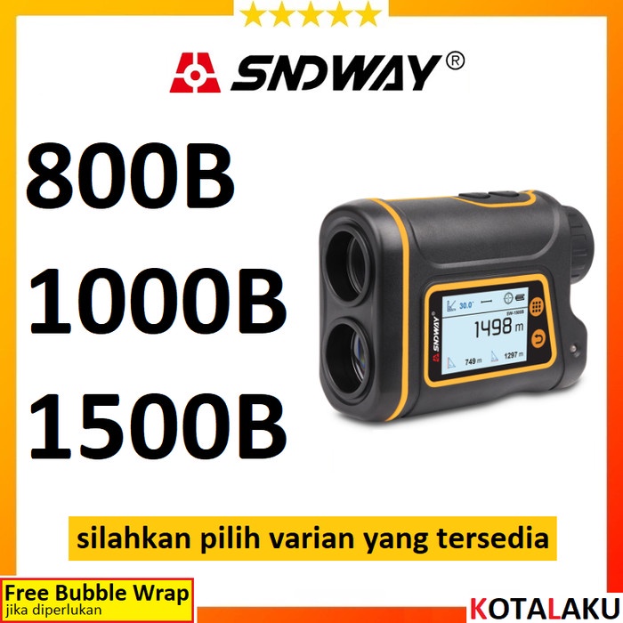 Sndway SW 800B 1000B 1500B Meteran Laser Meter Digital Rangefinder