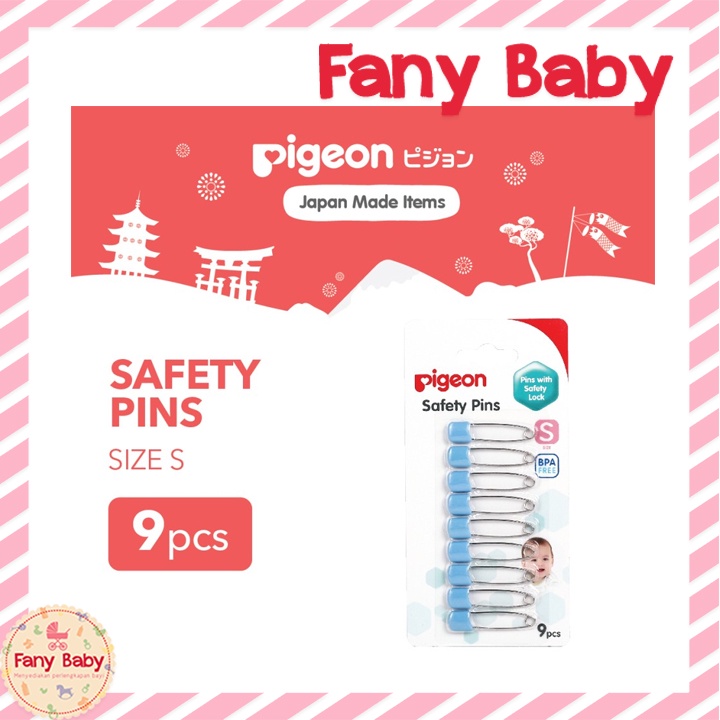 PIGEON SAFETY PIN SIZE S ISI 9PCS