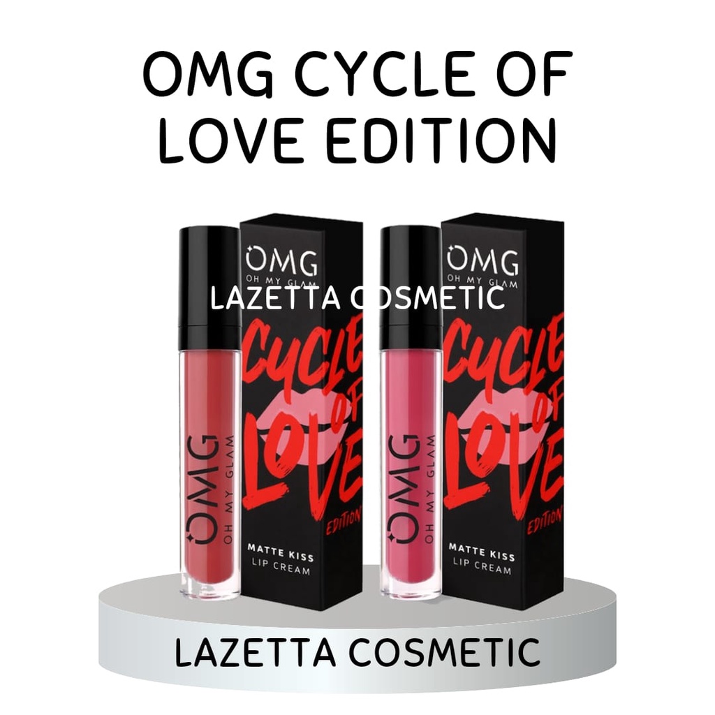 OMG Lip Cream | OMG Socialite Edition BPOM Lazetta