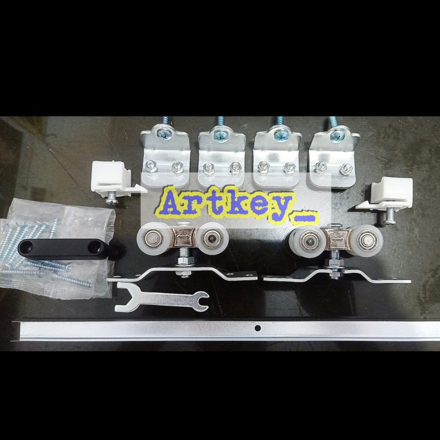 REL PINTU SLIDING/GESER GALVANIS/BESI TEBAL PANJANG 1.8 METER J3