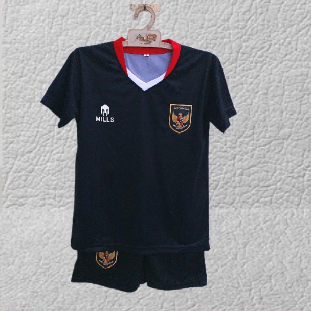 STELAN JERSEY BAJU BOLA ANAK TIMNAS INDONESIA USIA 7-15 THN
