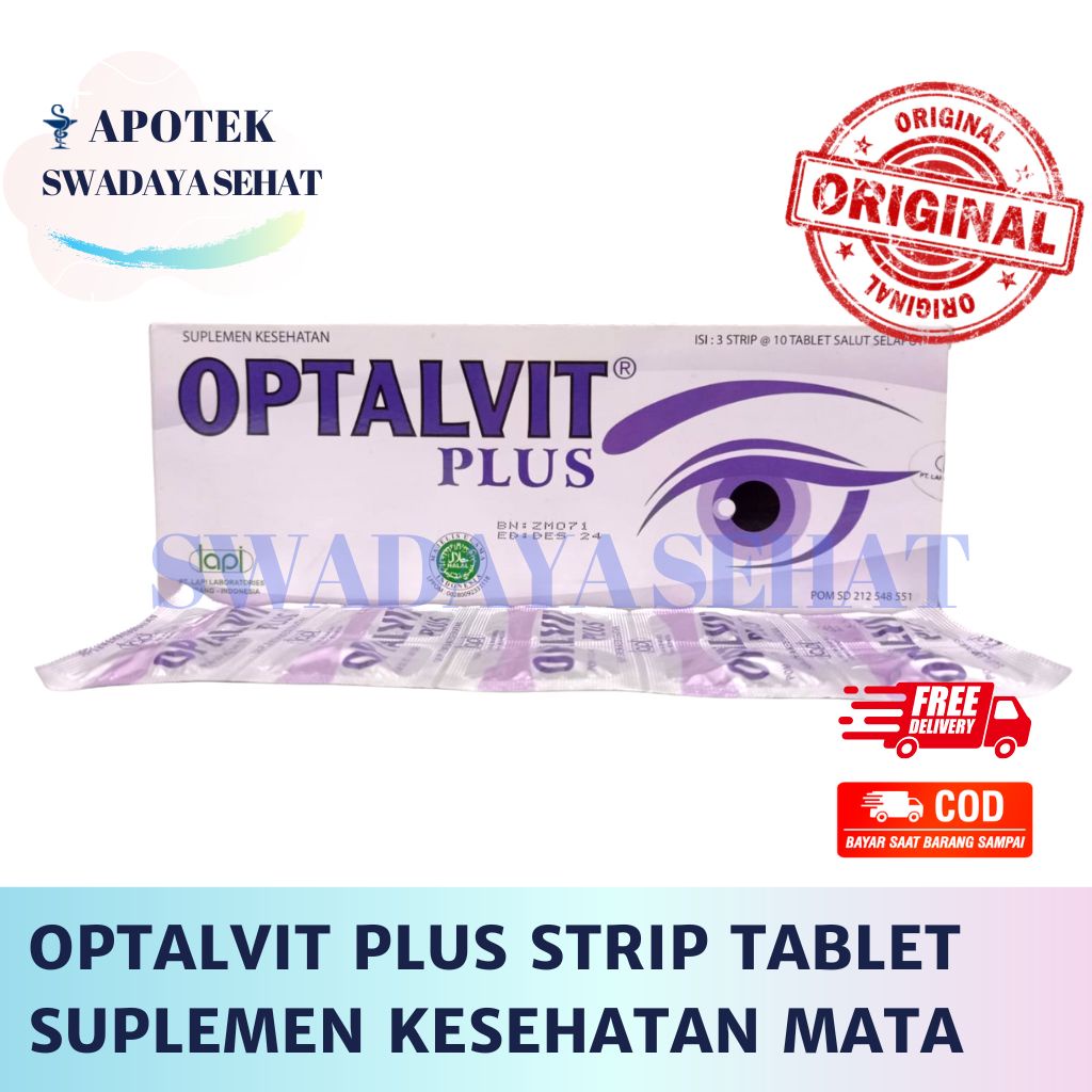 OPTALVIT PLUS Strip Tablet - Suplemen Kesehatan Mata