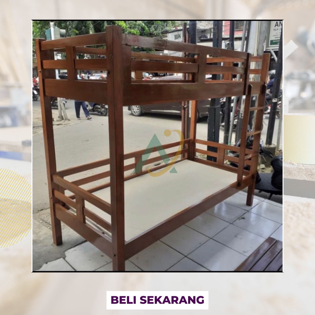 Dipan tingkat kayu jati