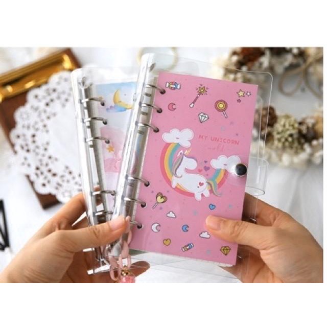 

G007 | 1 SET DIARY + PEN UNICORN + PAPER CLIP + STICKER + DIY | 13 in