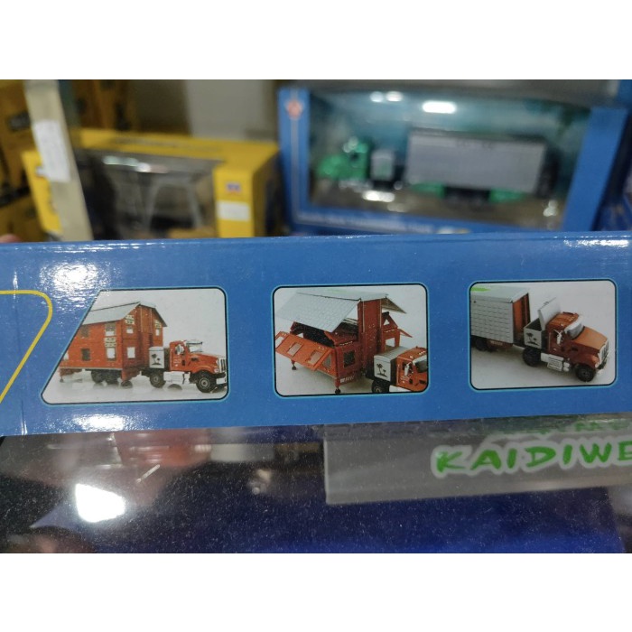 PROMO DIECAST TRUCK KDW DOUBLE DECK TRANSFORMATION TRUCK MINIATUR TERMURAH