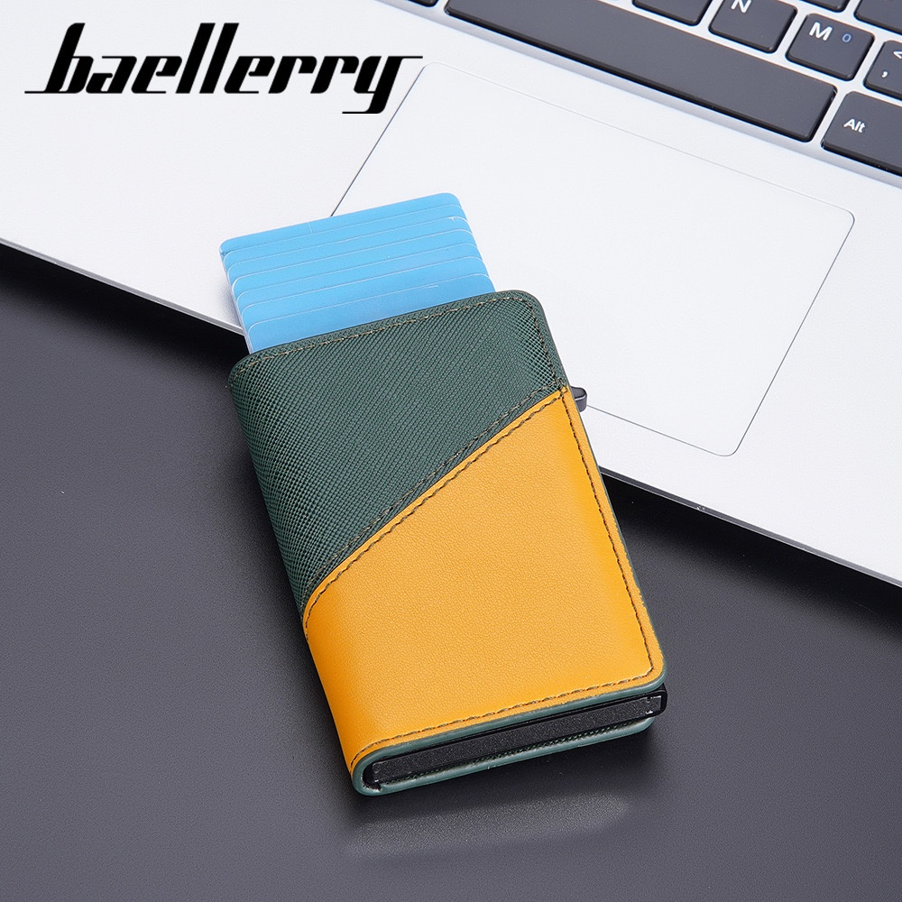 ORIGINAL IMPOR BAELLERRY K9220 DOMPET KARTU MINI LONTAR DENGAN RFID CARD WALLET