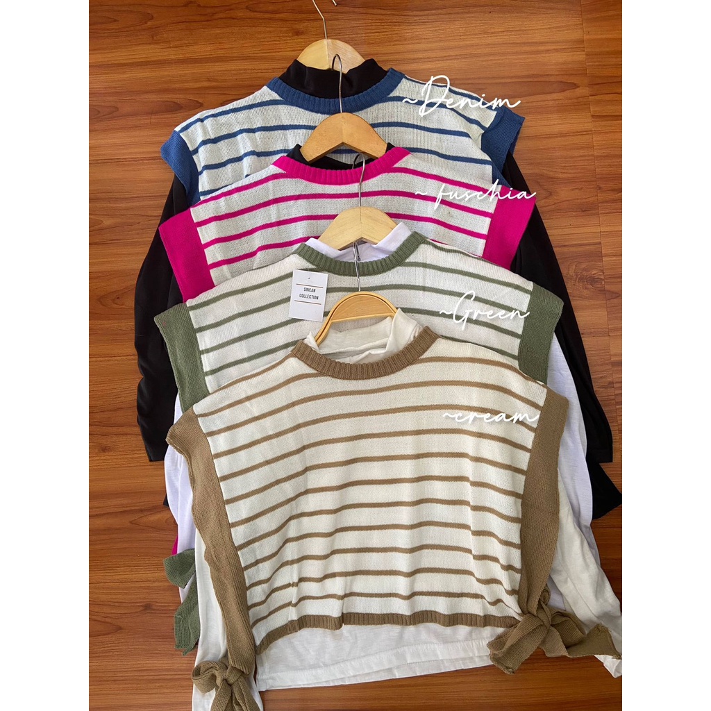 Popi vest rajut /knit vest /rajut vest