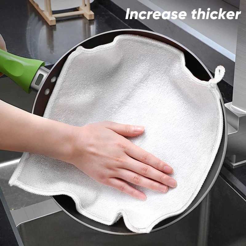 (BISA COD) FTIHSHP Joybos Kain Lap Dapur Microfiber Cleaning Cloth 18x22cm 3 PCS - J146