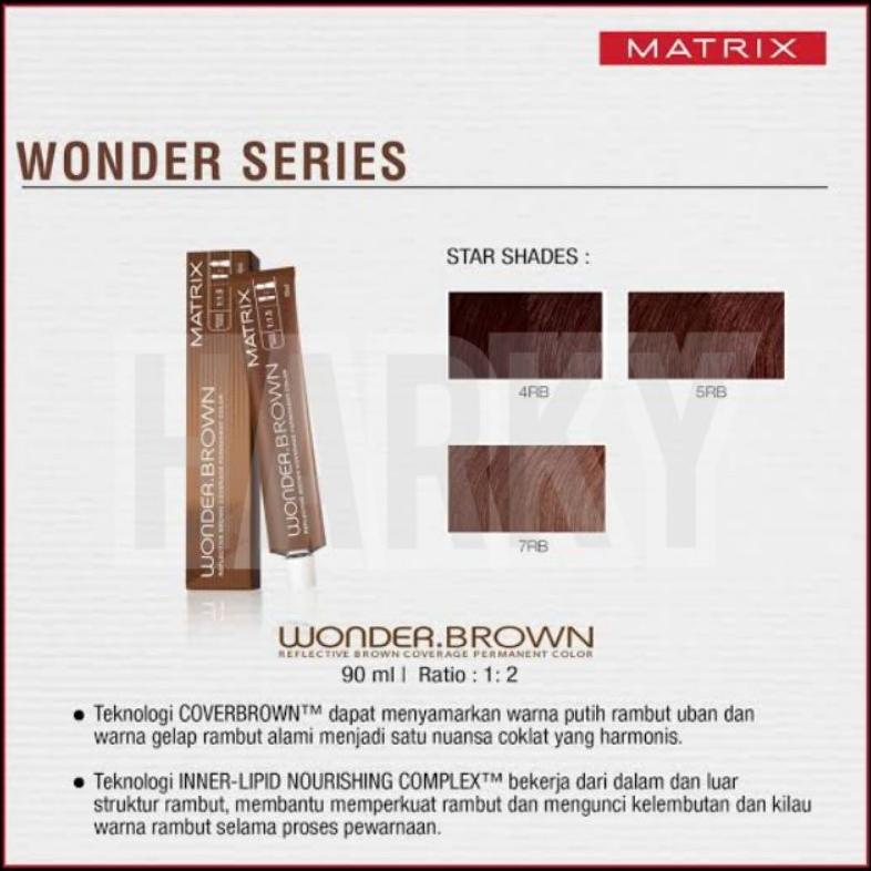 MATRIX WONDER BROWN HAIR COLOR 90ML - WONDERBROWN .