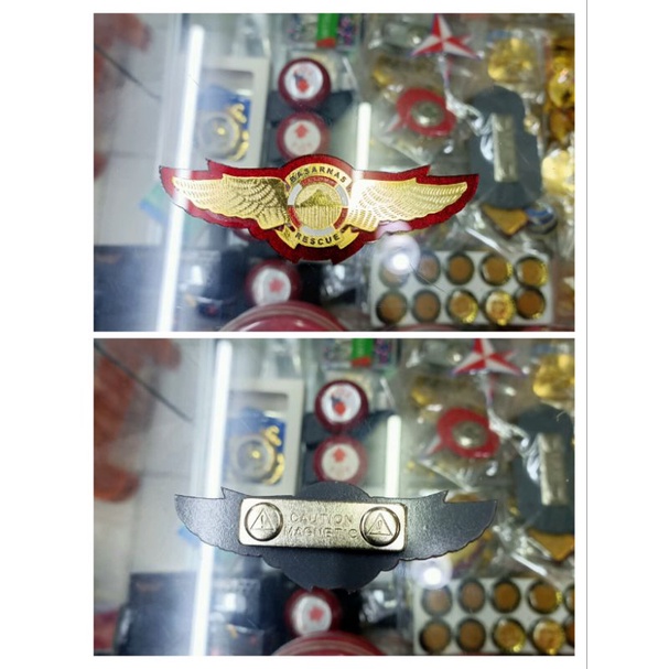 PIN WINGS BASARNAS RESCUE BROS MAGNET