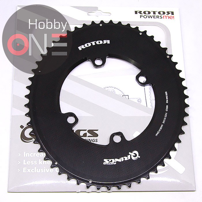 ROTOR AERO QRINGS 55T BCD110x4 Oval Outer Chainring