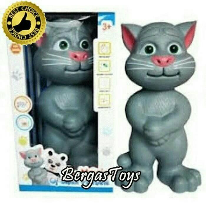 Mainan Edukasi Edukatif Anak boneka Kucingt Besar cerita - meniru suara - bernyanyi / Story Telling Tom cat