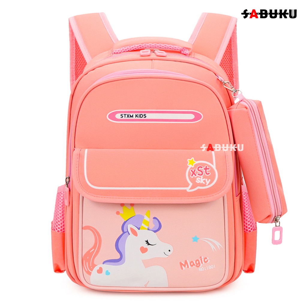 Tas Ransel Anak Sekolah Backpack Fashion Unisex Tas Punggung Remaja Tas Laptop Lucu Terbaru - 291