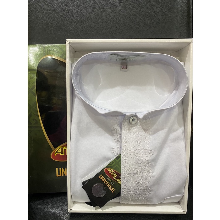 Baju Koko Atlas Bamus Universal Warna Putih Ukuran XL