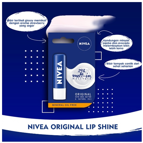 NIVEA Lip Balm Essential Care Series 4.8 gr