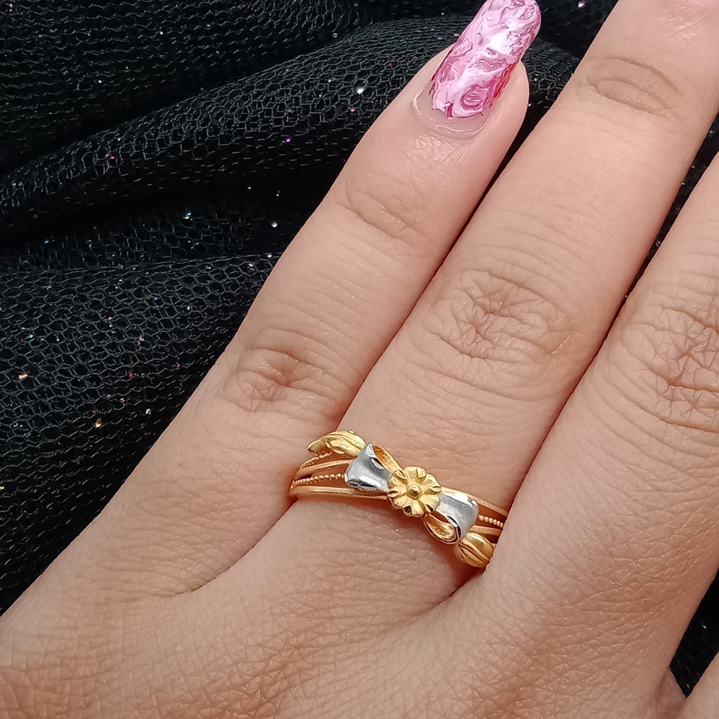 Cincin Emas 17K - 1.7 Gr Kadar 750 - 4444