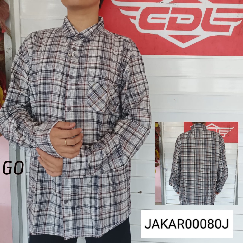 gos KBSB CDL By (CARDINAL) KEMEJA PANJANG JUMBO Pakaian Pria Kemeja Hem Casual Slimfit REGULER Lengan Panjang Motif Distro Original murah